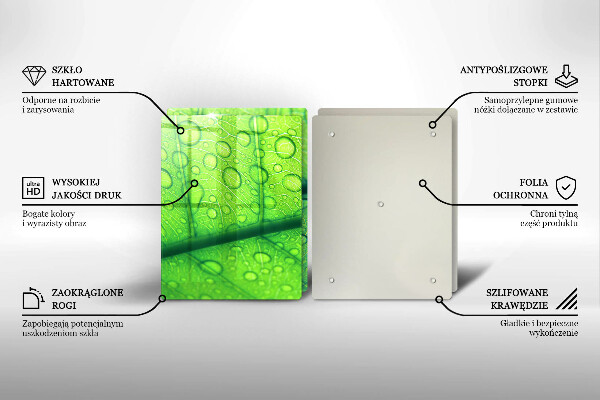 Tábua de cortar Close-up de uma folha