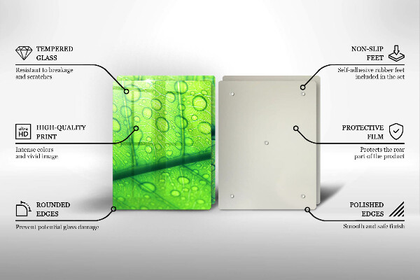 Tábua de cortar Close-up de uma folha