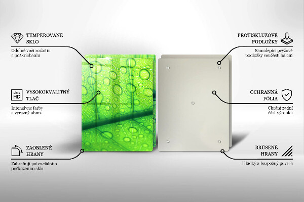 Tábua de cortar Close-up de uma folha