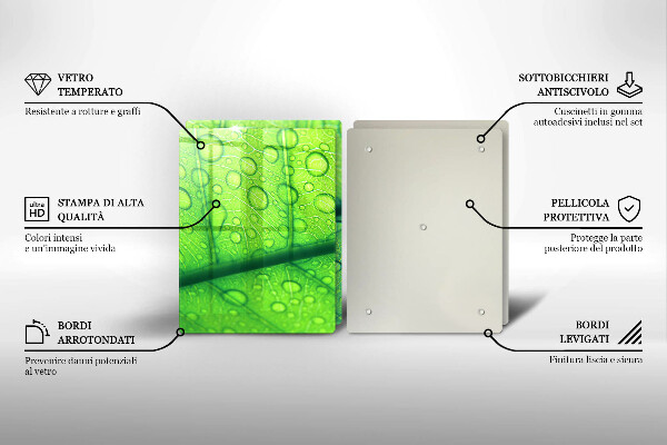 Tábua de cortar Close-up de uma folha