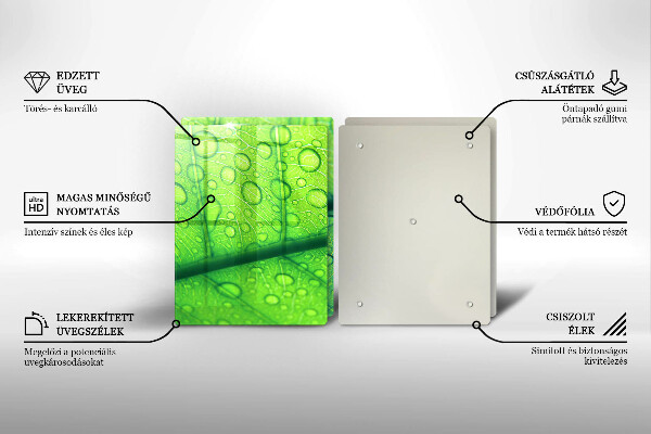 Tábua de cortar Close-up de uma folha