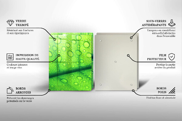 Tábua de cortar Close-up de uma folha
