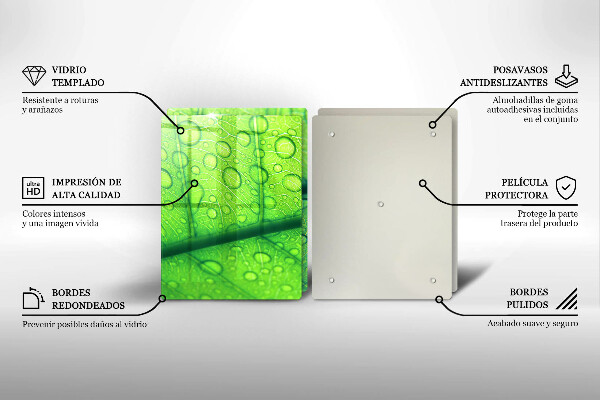 Tábua de cortar Close-up de uma folha