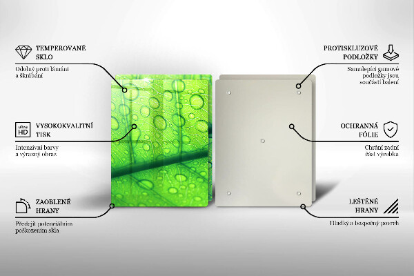 Tábua de cortar Close-up de uma folha