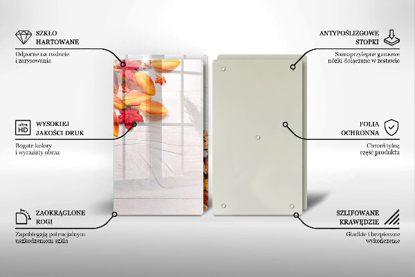 Tábua para corte Folhas de outono