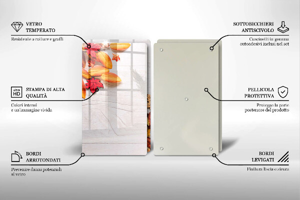 Tábua para corte Folhas de outono