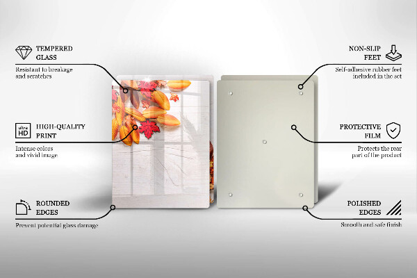 Tábua para corte Folhas de outono