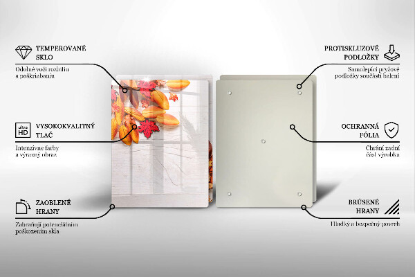 Tábua para corte Folhas de outono