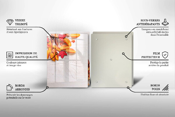 Tábua para corte Folhas de outono