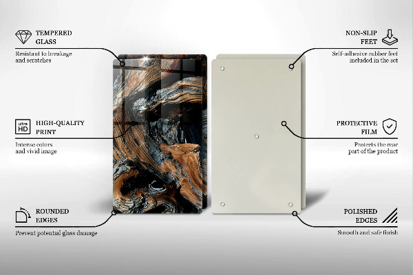 Tábua de cortar Padrão abstrato