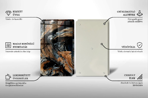 Tábua de cortar Padrão abstrato