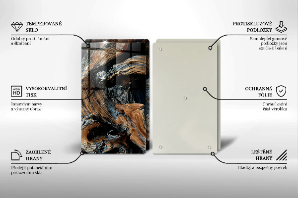 Tábua de cortar Padrão abstrato