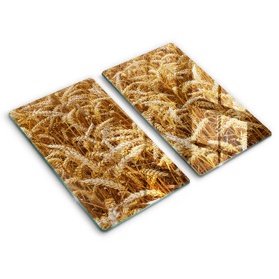 Tábua de corte de vidro Campo de grãos