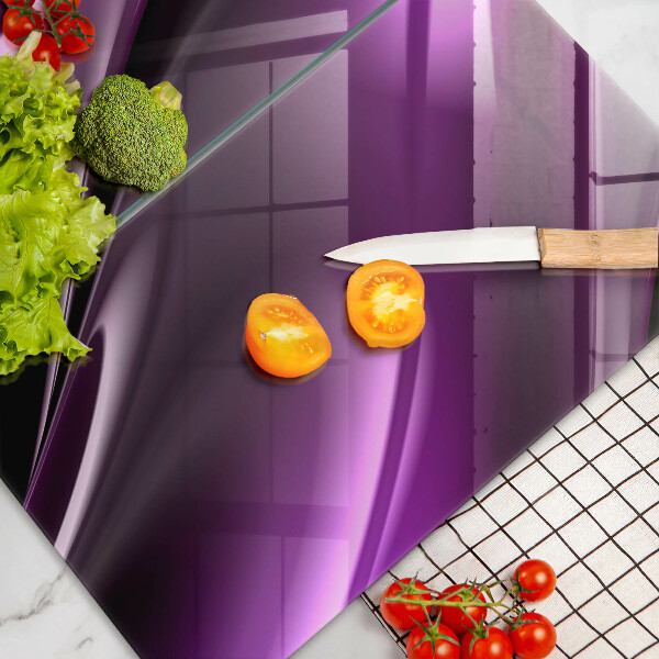 Tábua de corte Abstração roxa