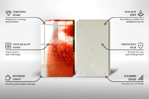 Tábua de cortar Pimentão vermelho