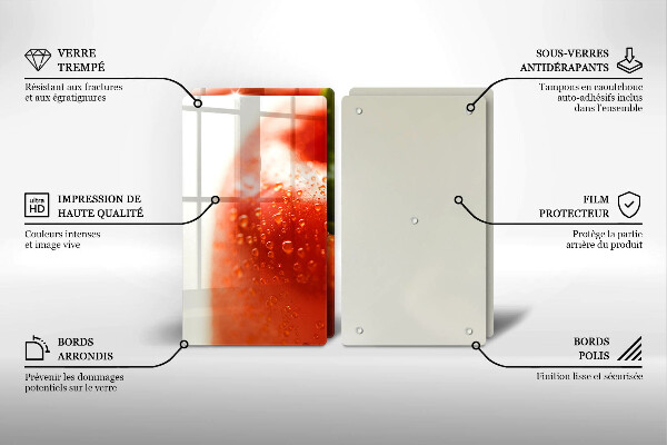 Tábua de cortar Pimentão vermelho