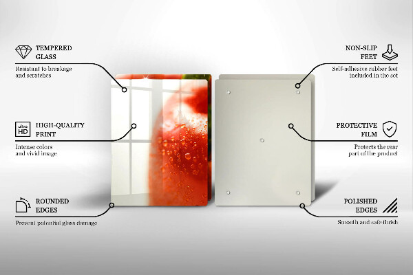 Tábua de cortar Pimentão vermelho