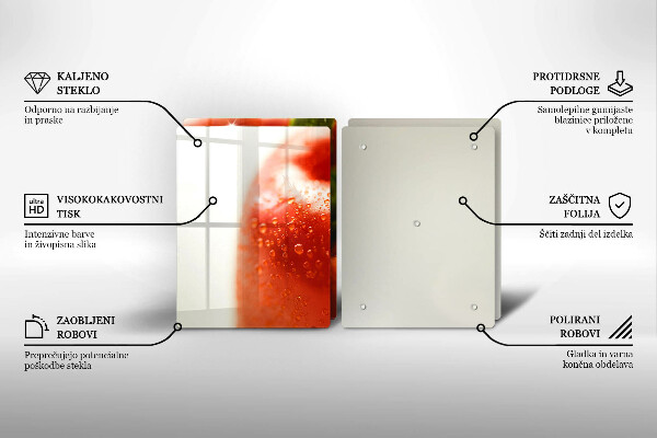 Tábua de cortar Pimentão vermelho