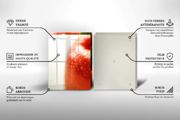 Tábua de cortar Pimentão vermelho