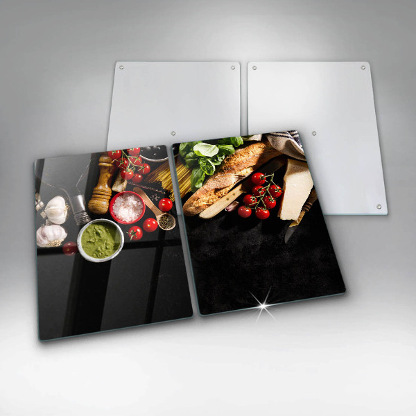 Tábua corte Ingredientes e especiarias italianas