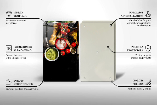 Tábua corte Ingredientes e especiarias italianas