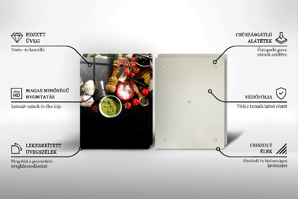 Tábua corte Ingredientes e especiarias italianas