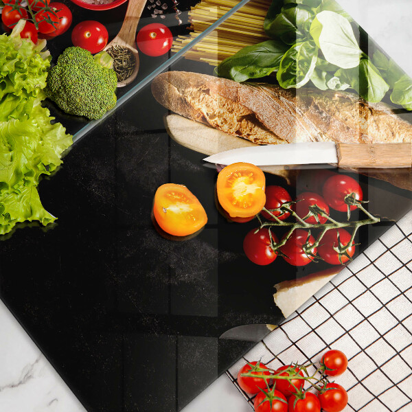 Tábua corte Ingredientes e especiarias italianas