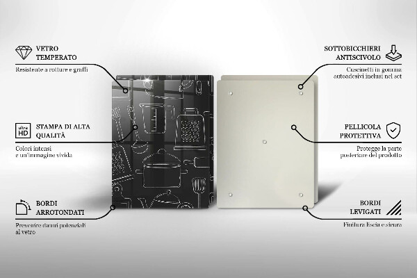 Tábua para cozinha Acessórios de cozinha de desenho animado