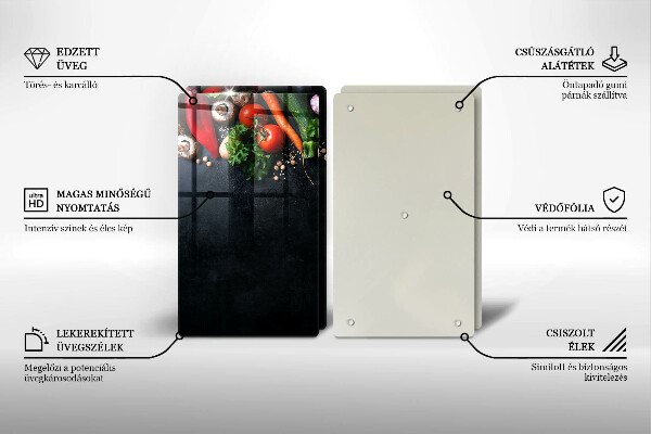 Tábua corte Vegetais coloridos