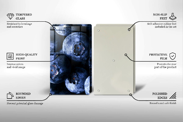 Tábua para corte Close-up de frutas vermelhas