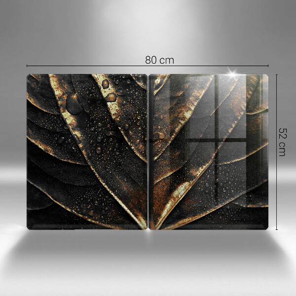 Tábua de cortar alimentos Folha de ouro