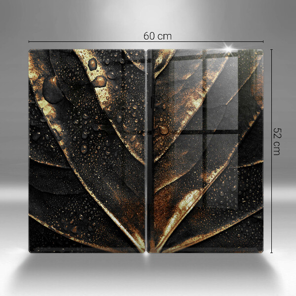 Tábua de cortar alimentos Folha de ouro