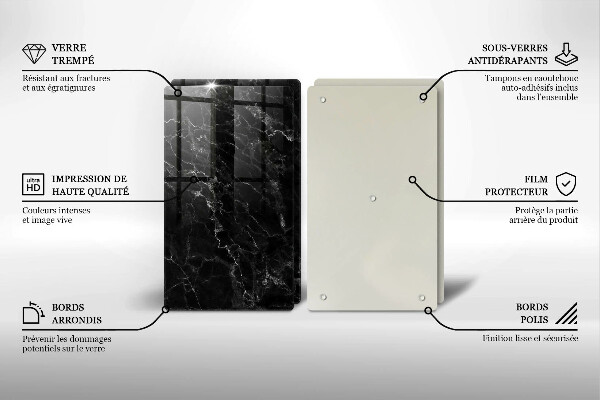 Tábua de corte Mármore elegante