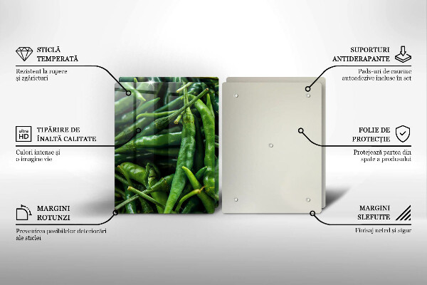 Tábua de cortar alimentos vagens de ervilha