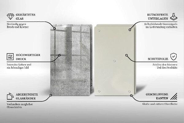 Tábua de corte Textura de concreto