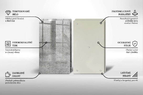 Tábua de corte Textura de concreto