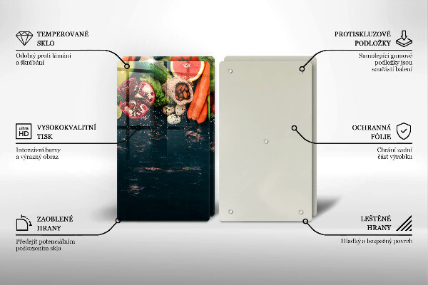 Tábua cozinha Frutas e vegetais