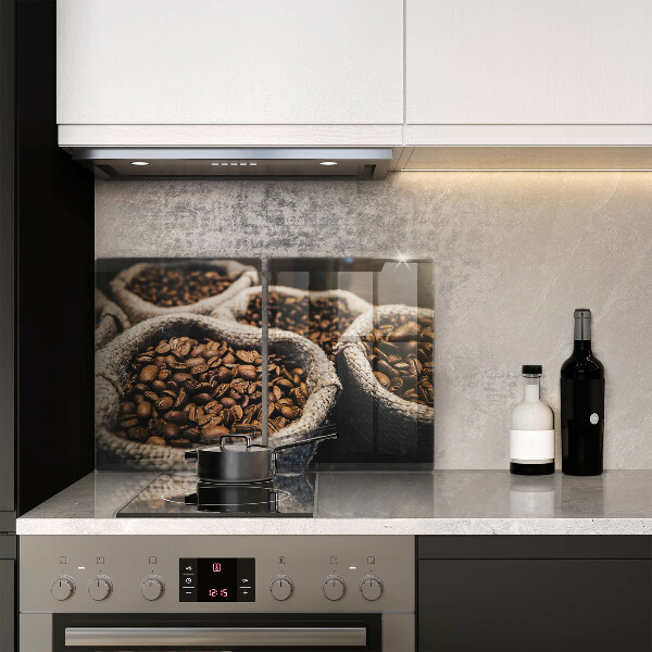 Tábua de corte de vidro Sacos de grãos de café