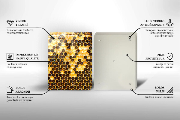 Tábua de cortar Favo de mel