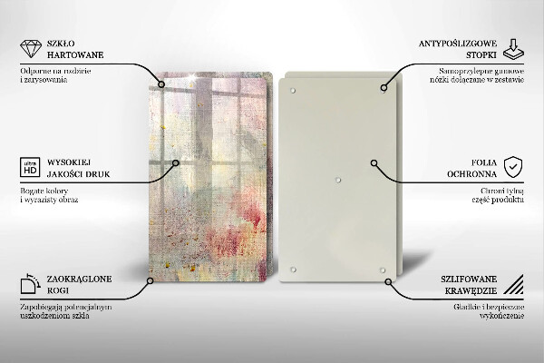 Tábua de vidro Fundo de textura de tinta