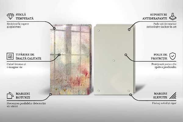 Tábua de vidro Fundo de textura de tinta