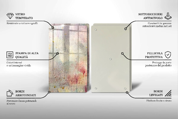 Tábua de vidro Fundo de textura de tinta