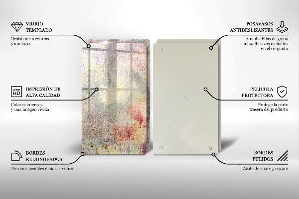 Tábua de vidro Fundo de textura de tinta