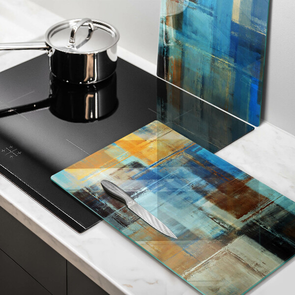 Tábua de vidro Fundo pintado