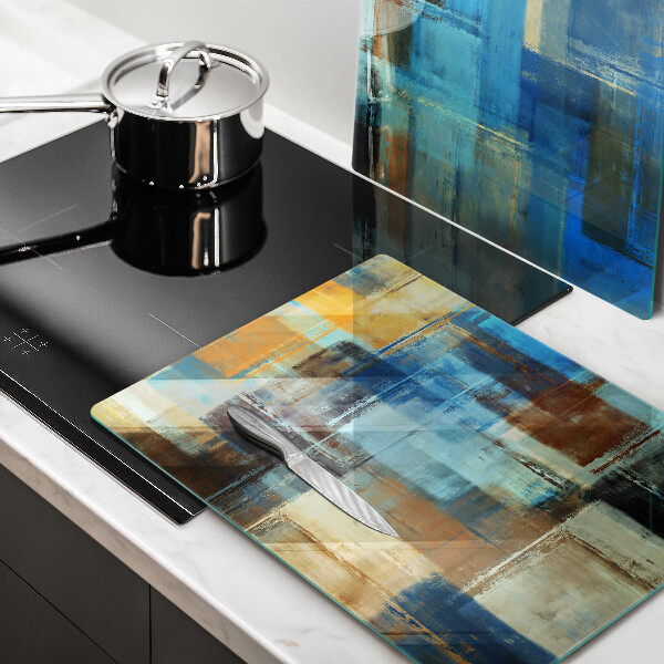 Tábua de vidro Fundo pintado