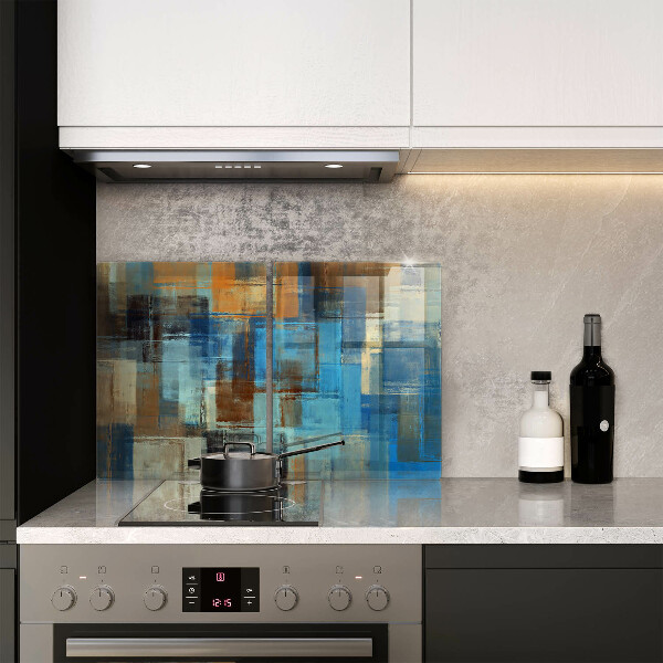 Tábua de vidro Fundo pintado