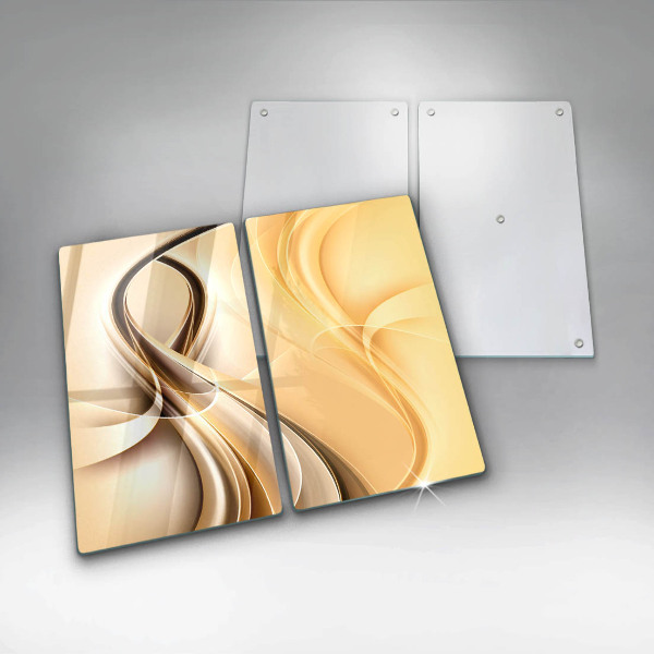 Tábua de corte de vidro Fumaça abstrata