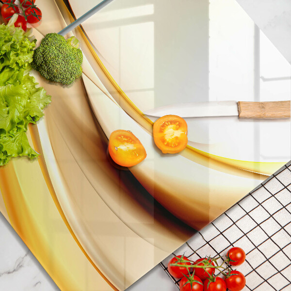 Tábua de corte Linhas de fumaça abstratas