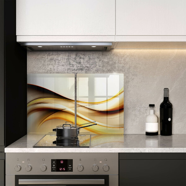 Tábua de corte Linhas de fumaça abstratas