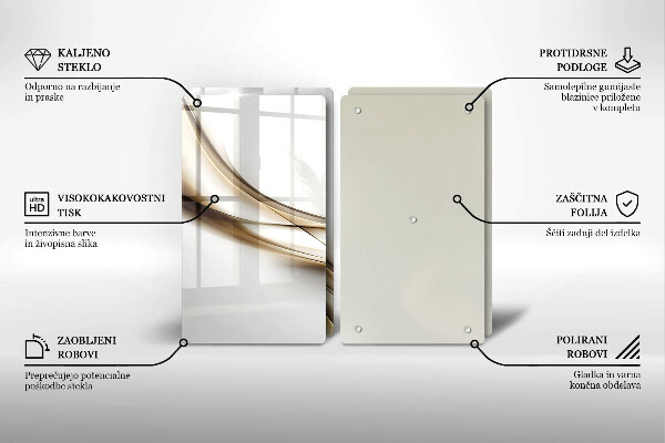 Tábua cozinha Abstração de linhas suaves